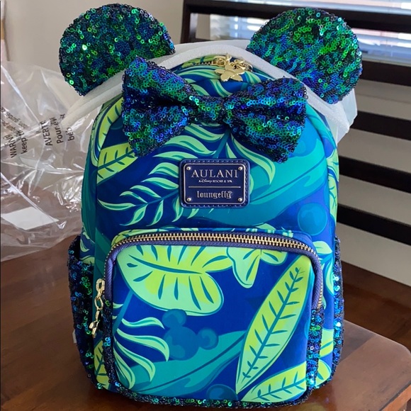 Disney Aulani Loungefly Paradise Vibes Backpack - Picture 3 of 9